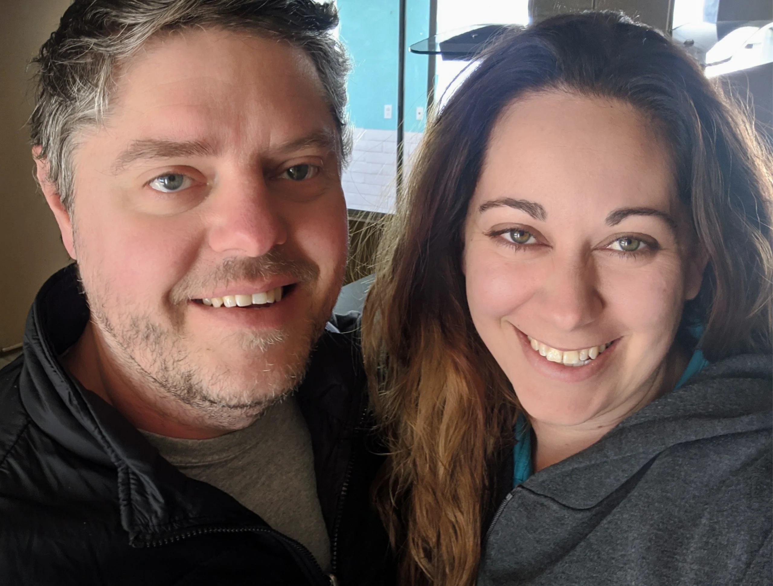 About us Josh and Rebecca